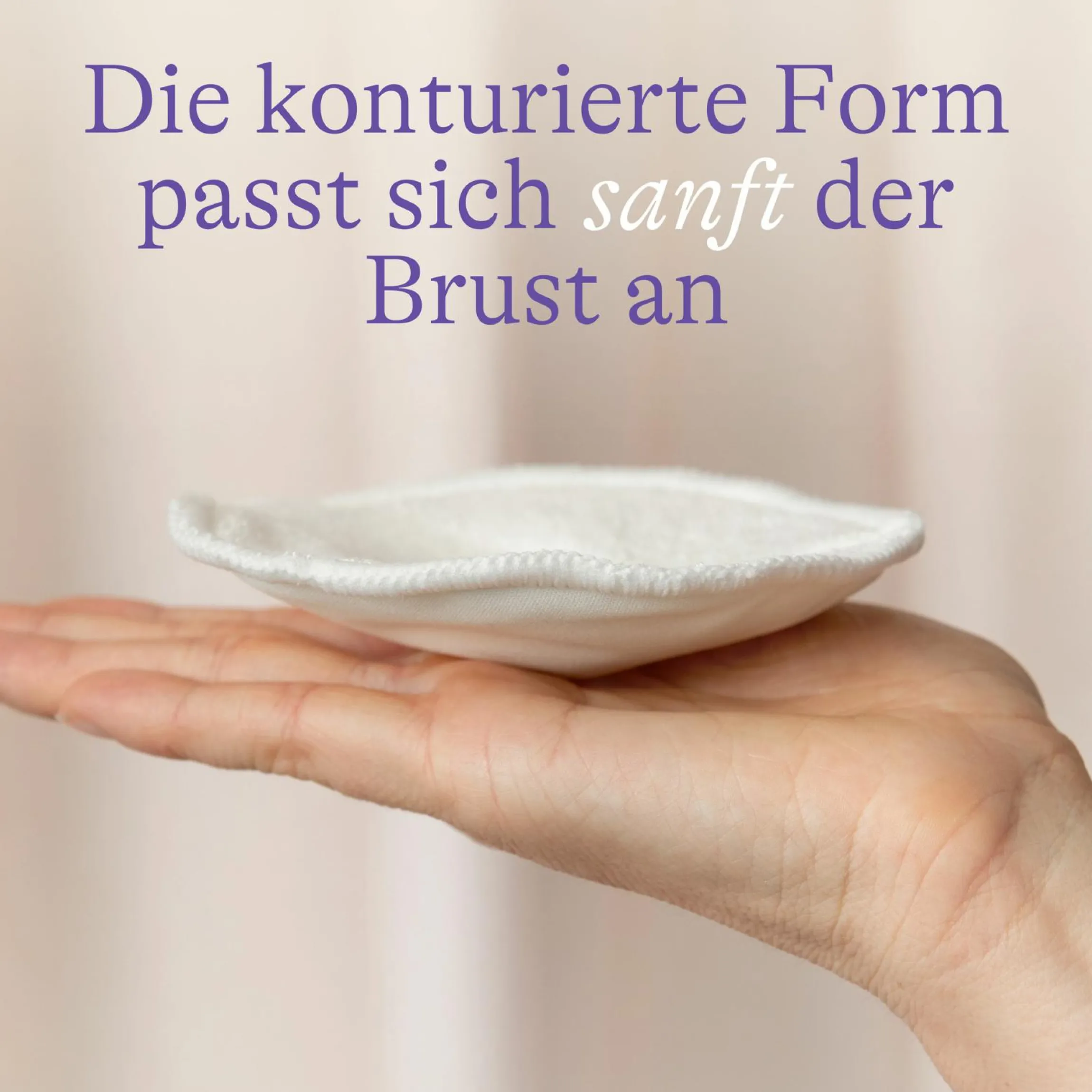 Waschbare Stilleinlage 4er Pack - Weiß