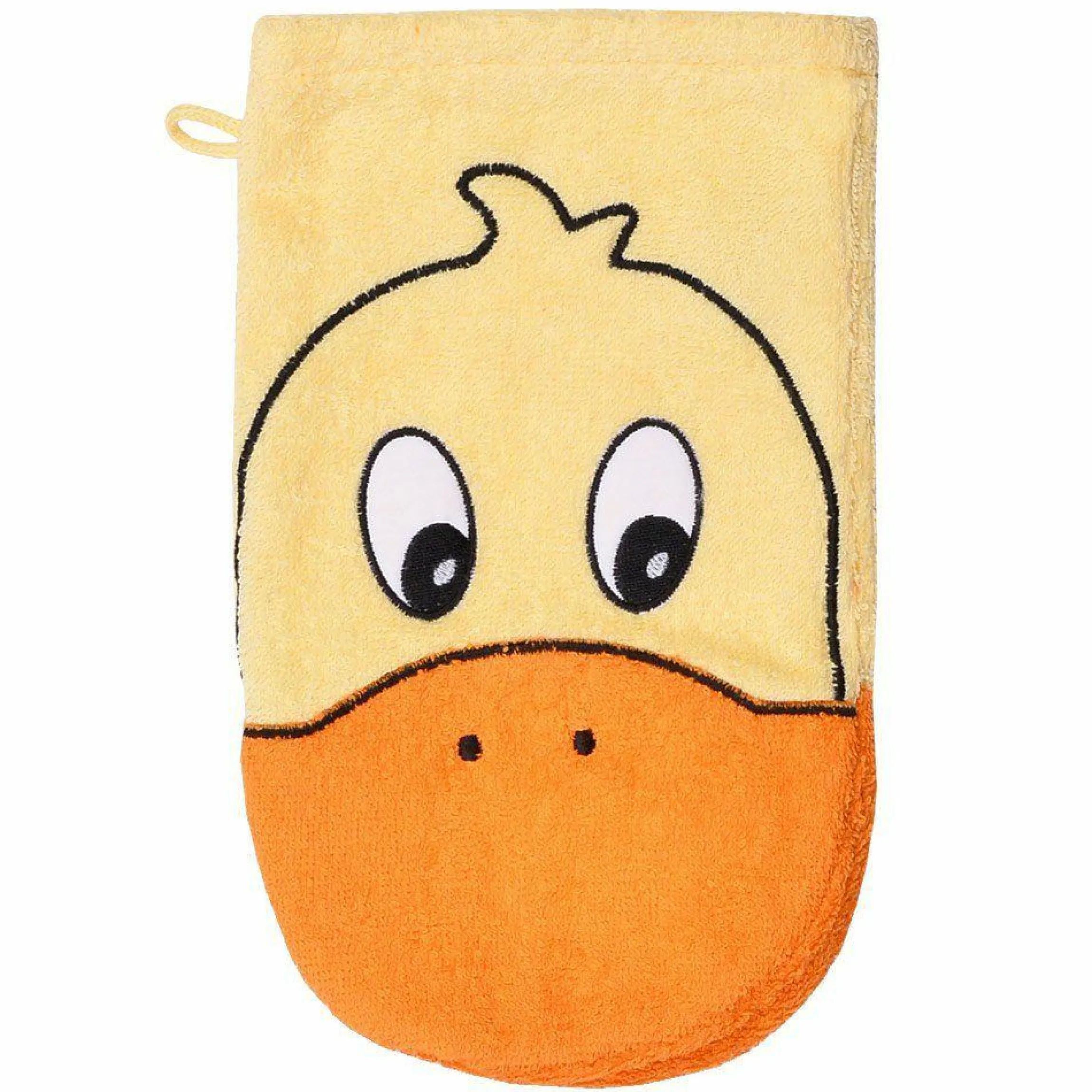 Waschhandschuh - Ente Gelb