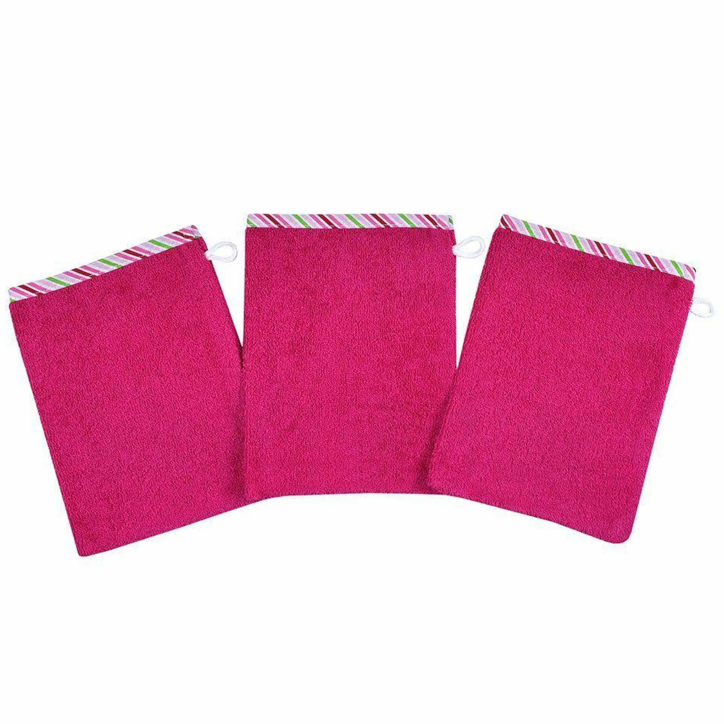 Waschhandschuh 3er Pack - Beere
