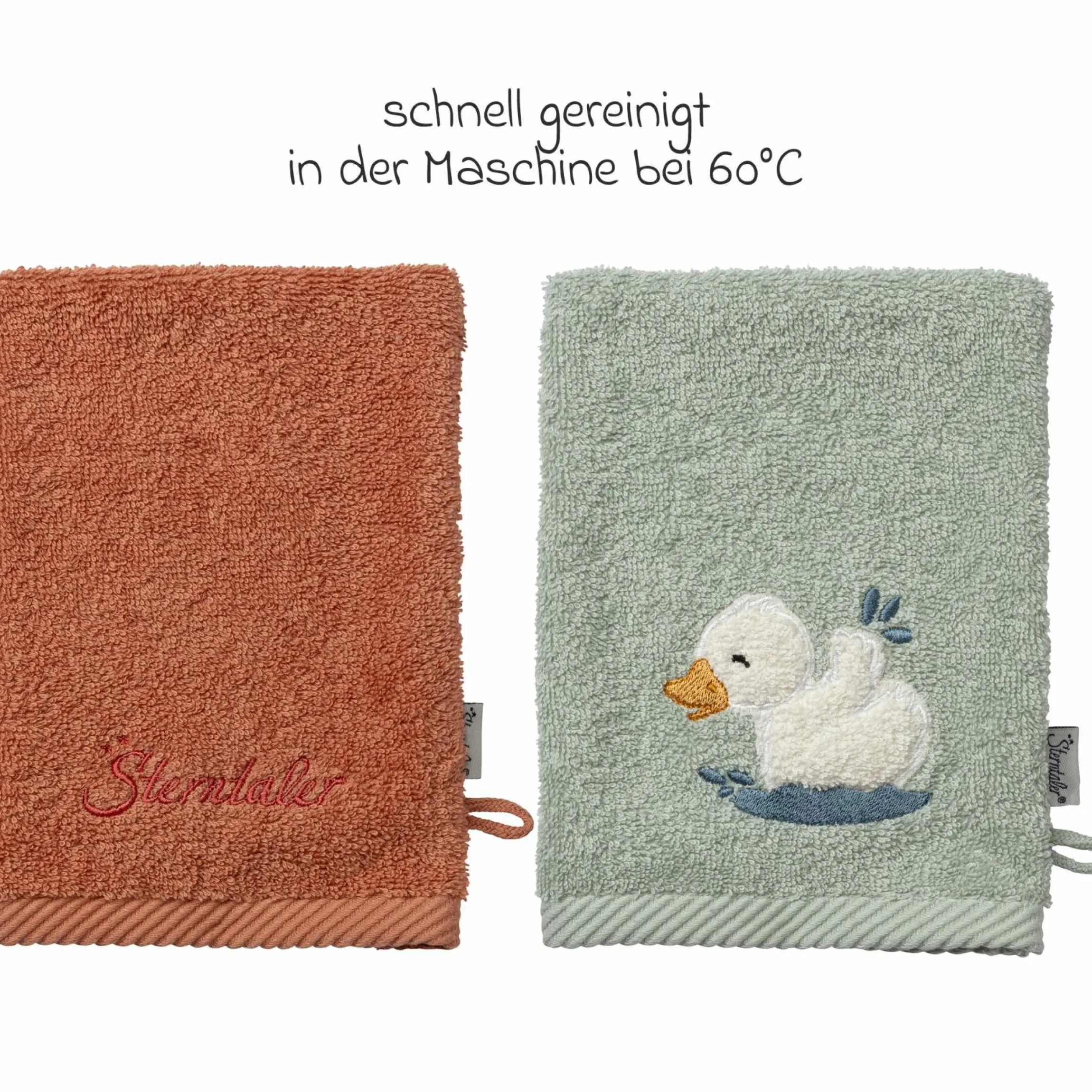 Waschhandschuh 2er Pack 21 x 15 cm - Edda