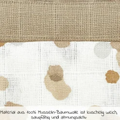 Waschhandschuh 3er Pack 20 x 17 cm - Stains - Sand
