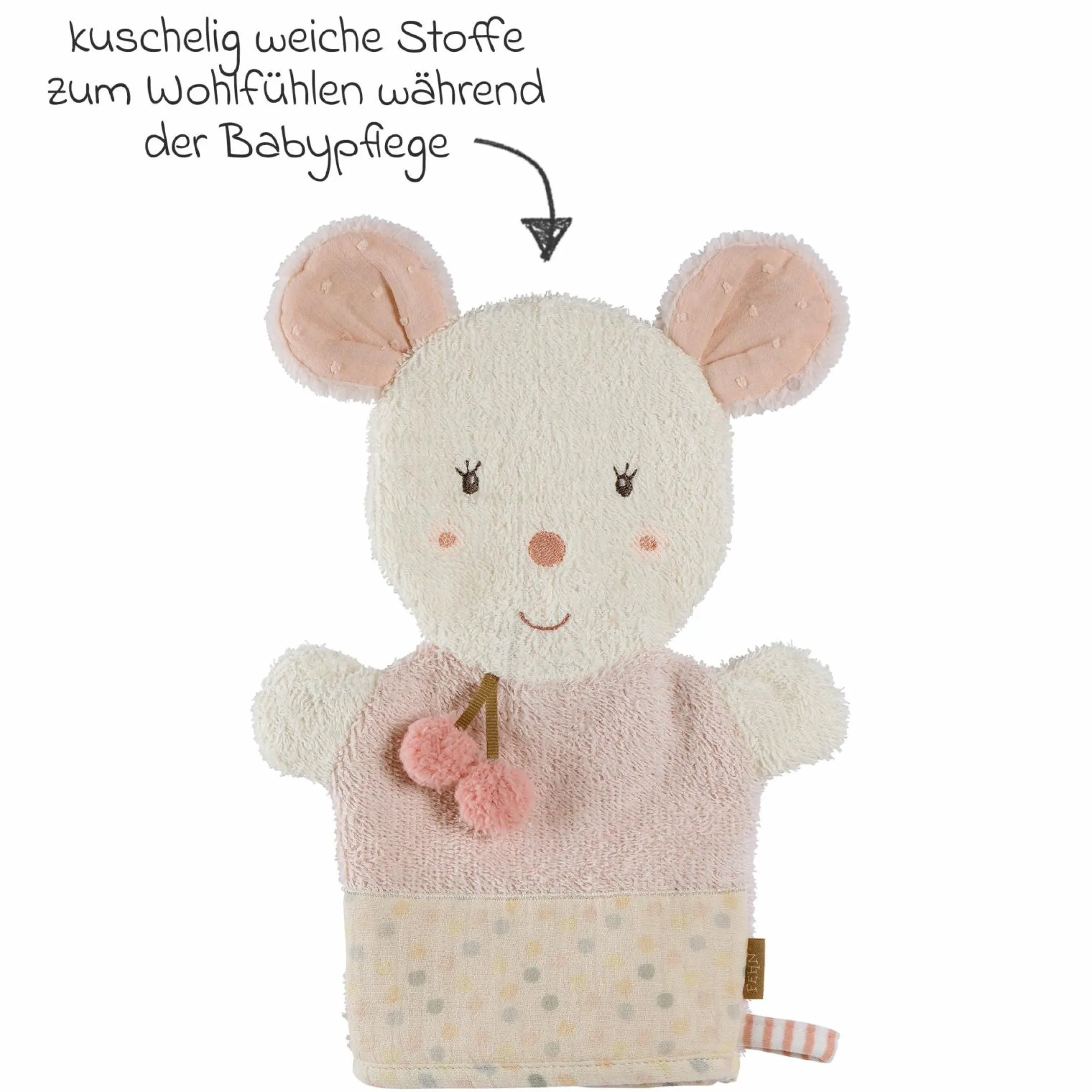 Waschhandschuh Maus - feehnland