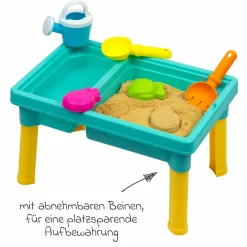 Wasser & Sandspieltisch mit 5-tlg. Zubehör