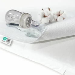 Wasserdichte Betteinlage 70 x 100 cm / Matratzenauflage Molton