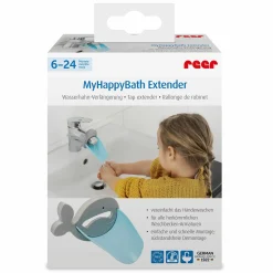 Wasserhahnverlängerung MyHappyBath Extender - Blau Grau