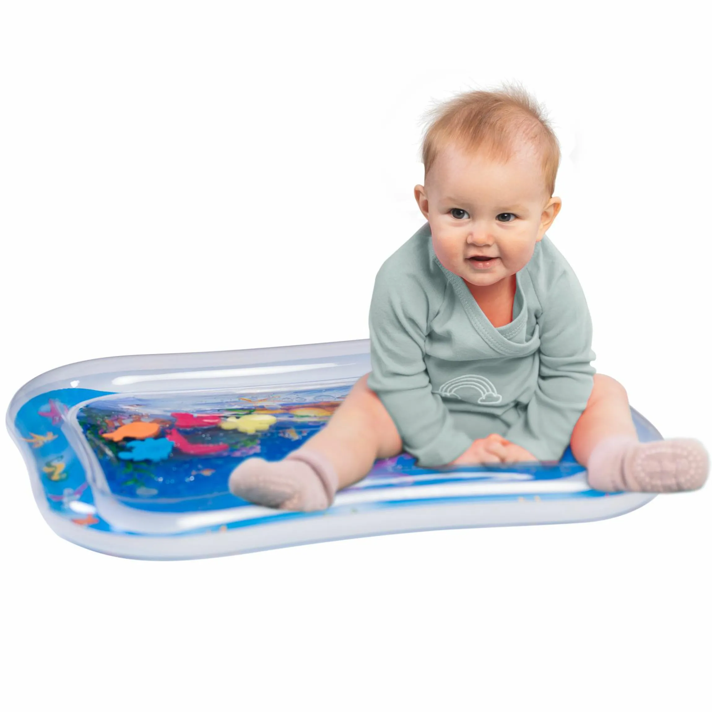 Wasserspielmatte Ocean mit aufblasbarem Rand 66 x 50 cm - Ocean