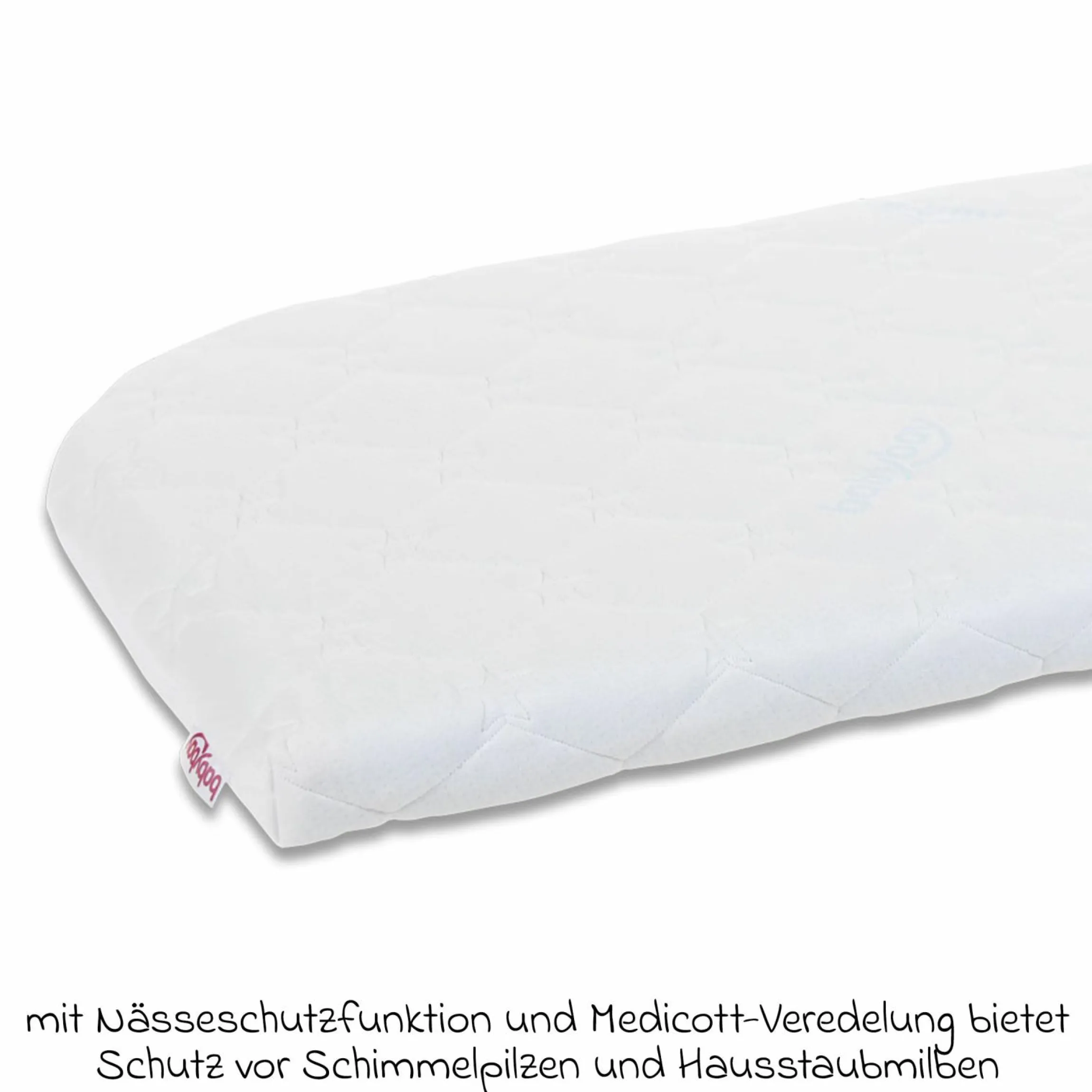 Wechselbezug Premium für Matratze Medicott extraluftig 3D Mesh für Beistellbett Maxi, Boxspring, Comfort Plus - Weiß - Kollektion 2024