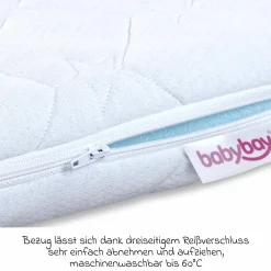 Wechselbezug Premium für Matratze Medicott extraluftig 3D Mesh für Beistellbett Maxi, Boxspring, Comfort Plus - Weiß - Kollektion 2024
