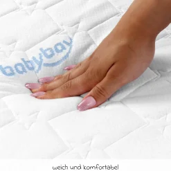 Wechselbezug Premium für Matratze Medicott extraluftig 3D Mesh für Beistellbett Original - Weiß - Kollektion 2024