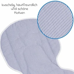 Wendeauflage Cozy Casual für alle GTS-Modelle - Navy Stripes - Kollektion 2024