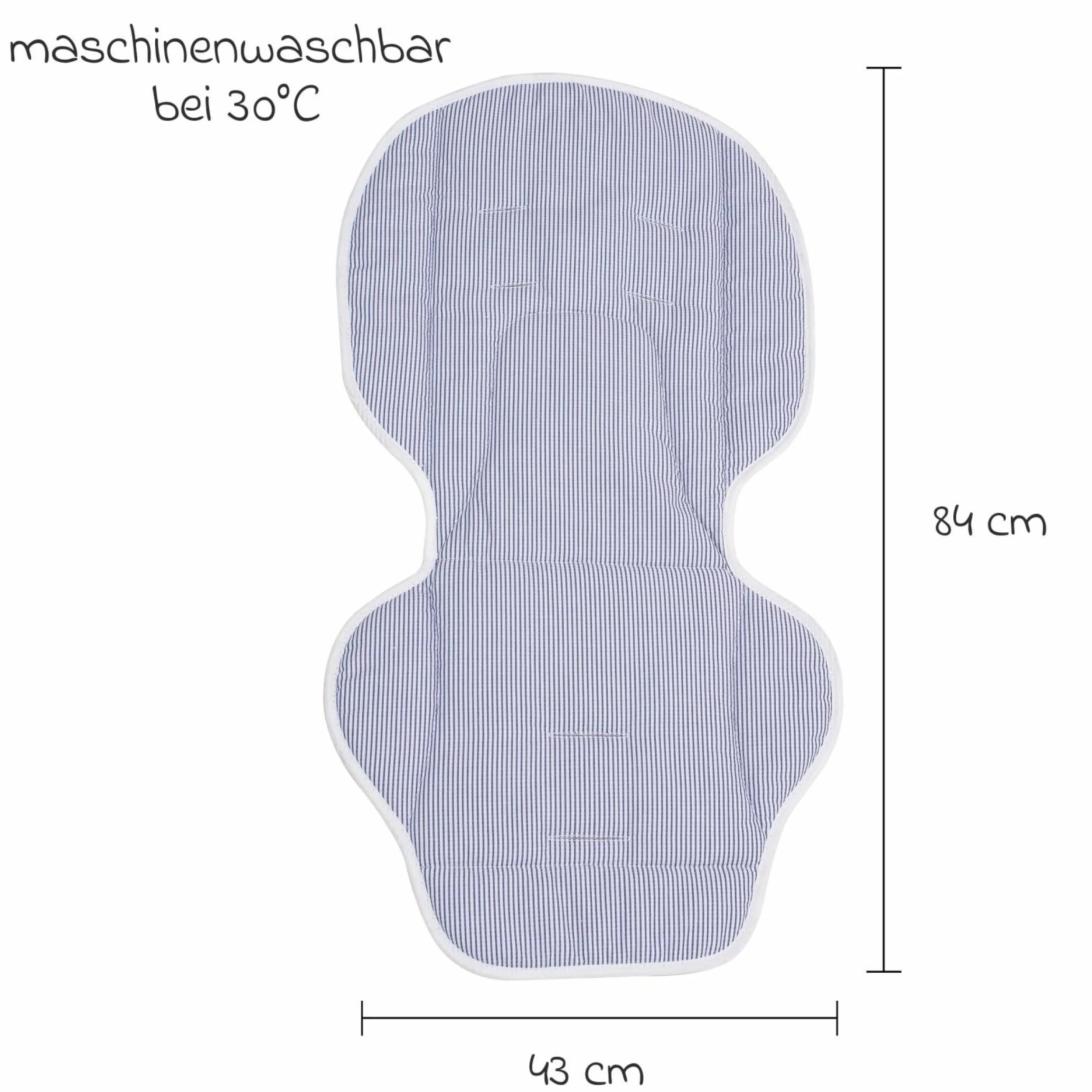 Wendeauflage Cozy Casual für alle GTS-Modelle - Navy Stripes - Kollektion 2024