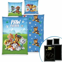 Wende-Bettwäsche Glow in the dark 135 x 200 cm - Paw Patrol