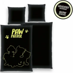 Wende-Bettwäsche Glow in the dark 135 x 200 cm - Paw Patrol