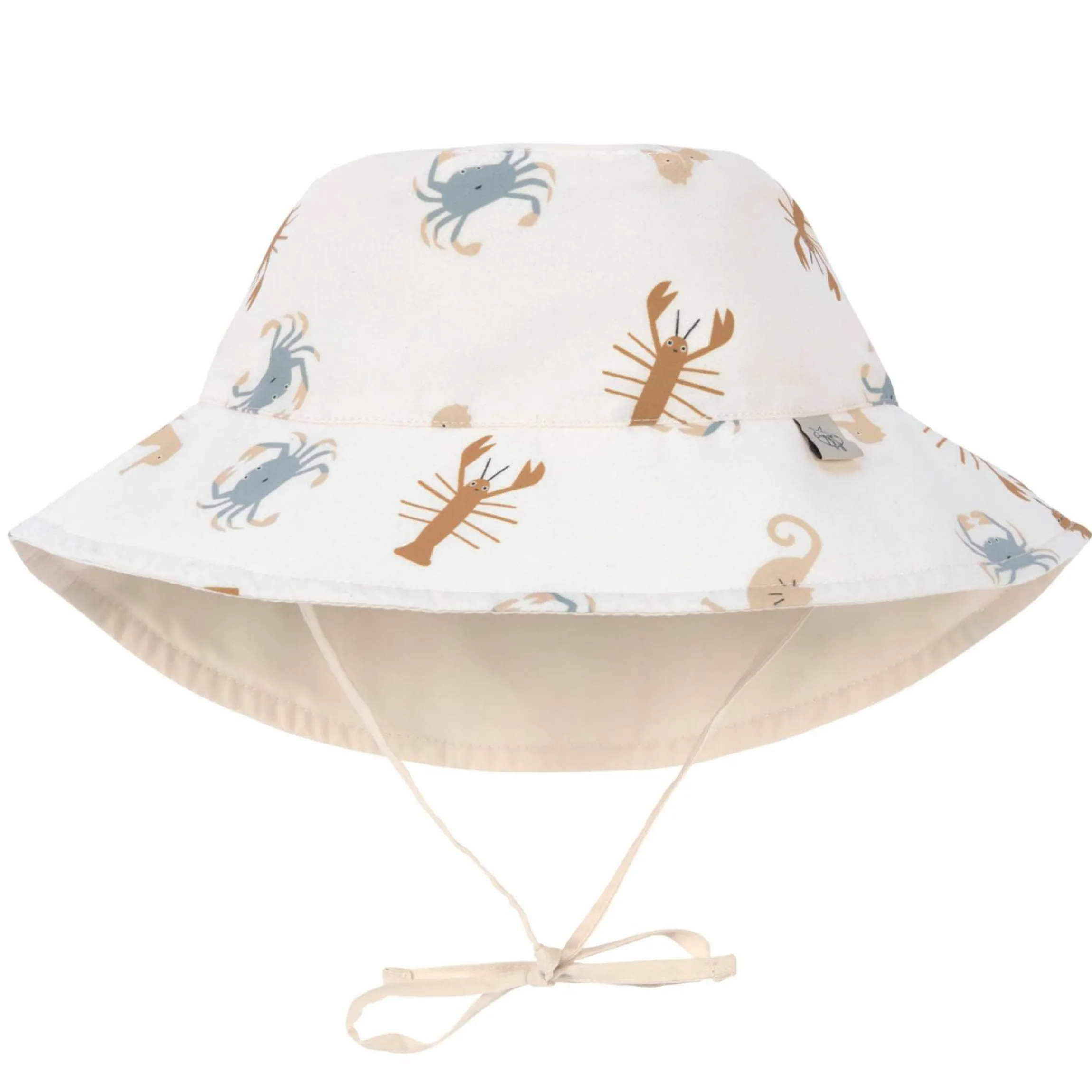 Wende-Hut LSF Sun Protection Bucket Hat - Sea Animals - Milky - Gr. 43/45