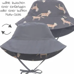 Wende-Hut LSF Sun Protection Bucket Hat - Tiger Grey - Gr. 43/45