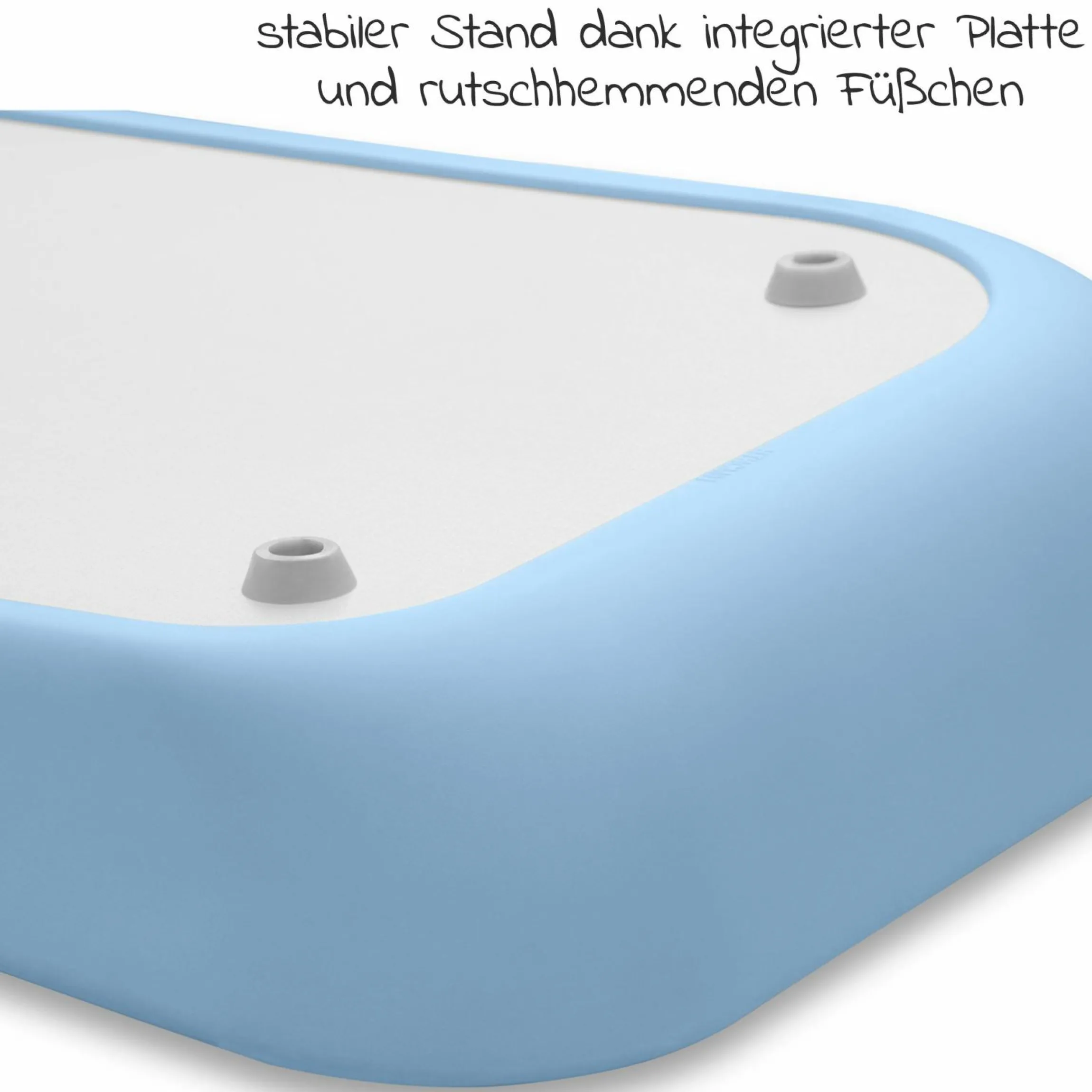 Wickelauflage Change N Clean rutschfest & abwaschbar - Light Blue