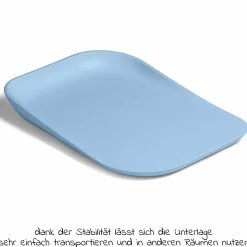 Wickelauflage Change N Clean rutschfest & abwaschbar - Light Blue