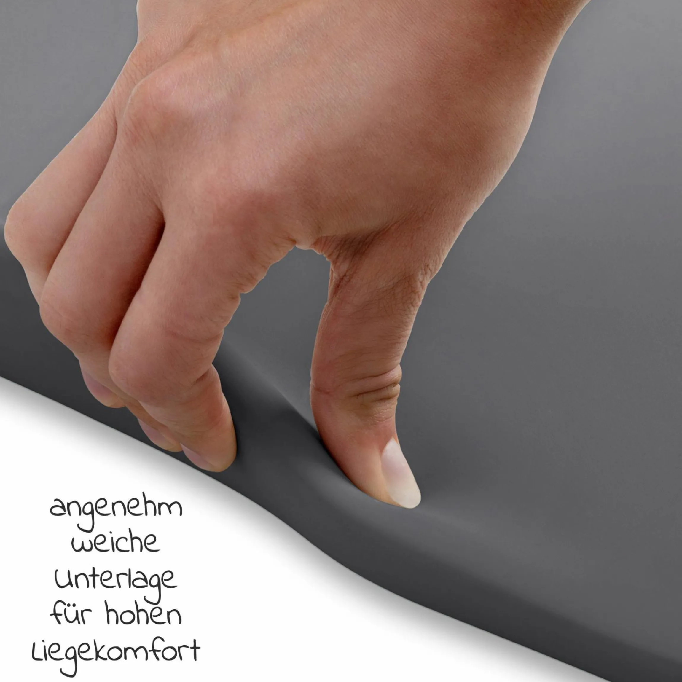 Wickelauflage Change N Clean rutschfest & abwaschbar - Anthracite