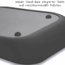 Wickelauflage Change N Clean rutschfest & abwaschbar - Anthracite