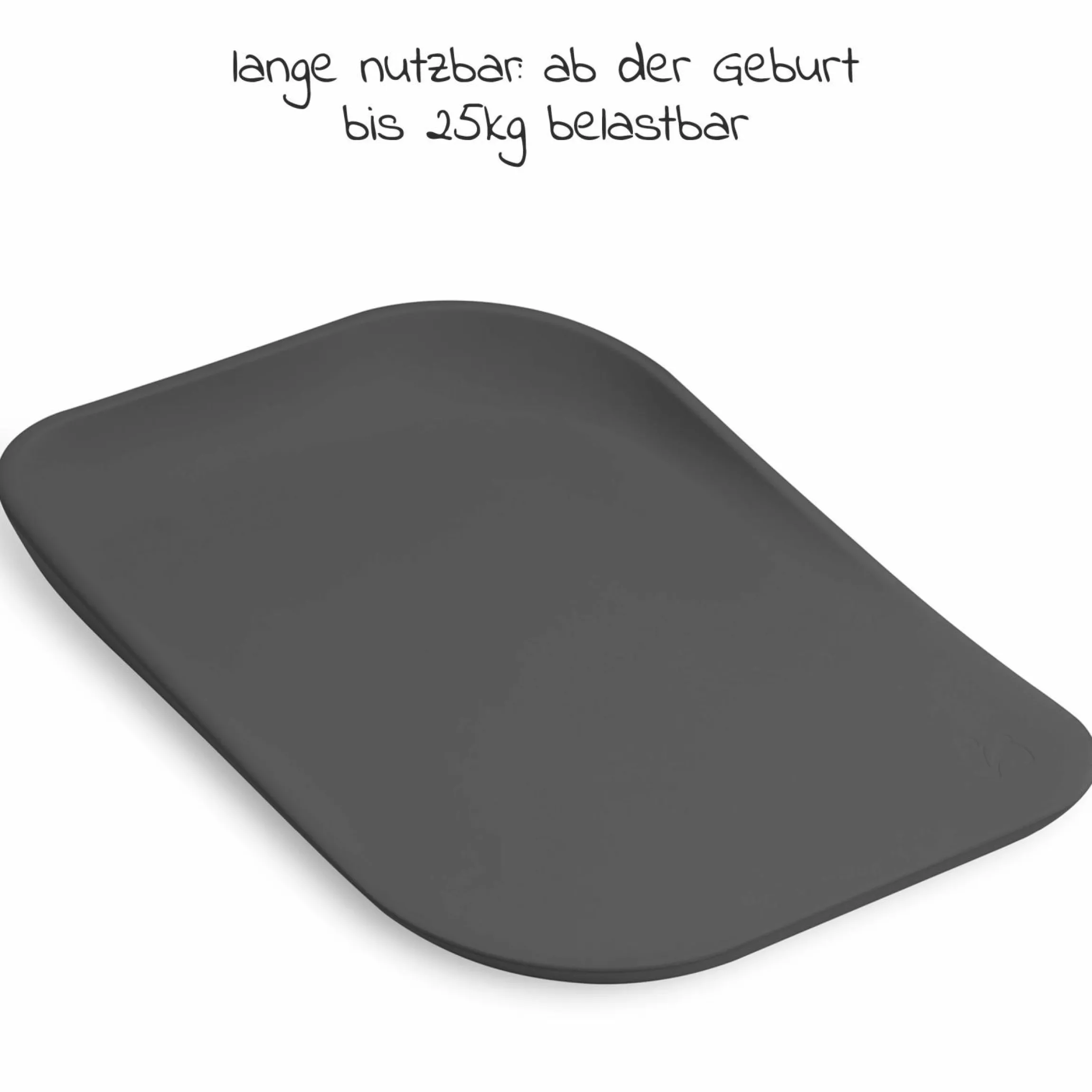 Wickelauflage Change N Clean rutschfest & abwaschbar - Anthracite