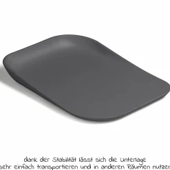 Wickelauflage Change N Clean rutschfest & abwaschbar - Anthracite