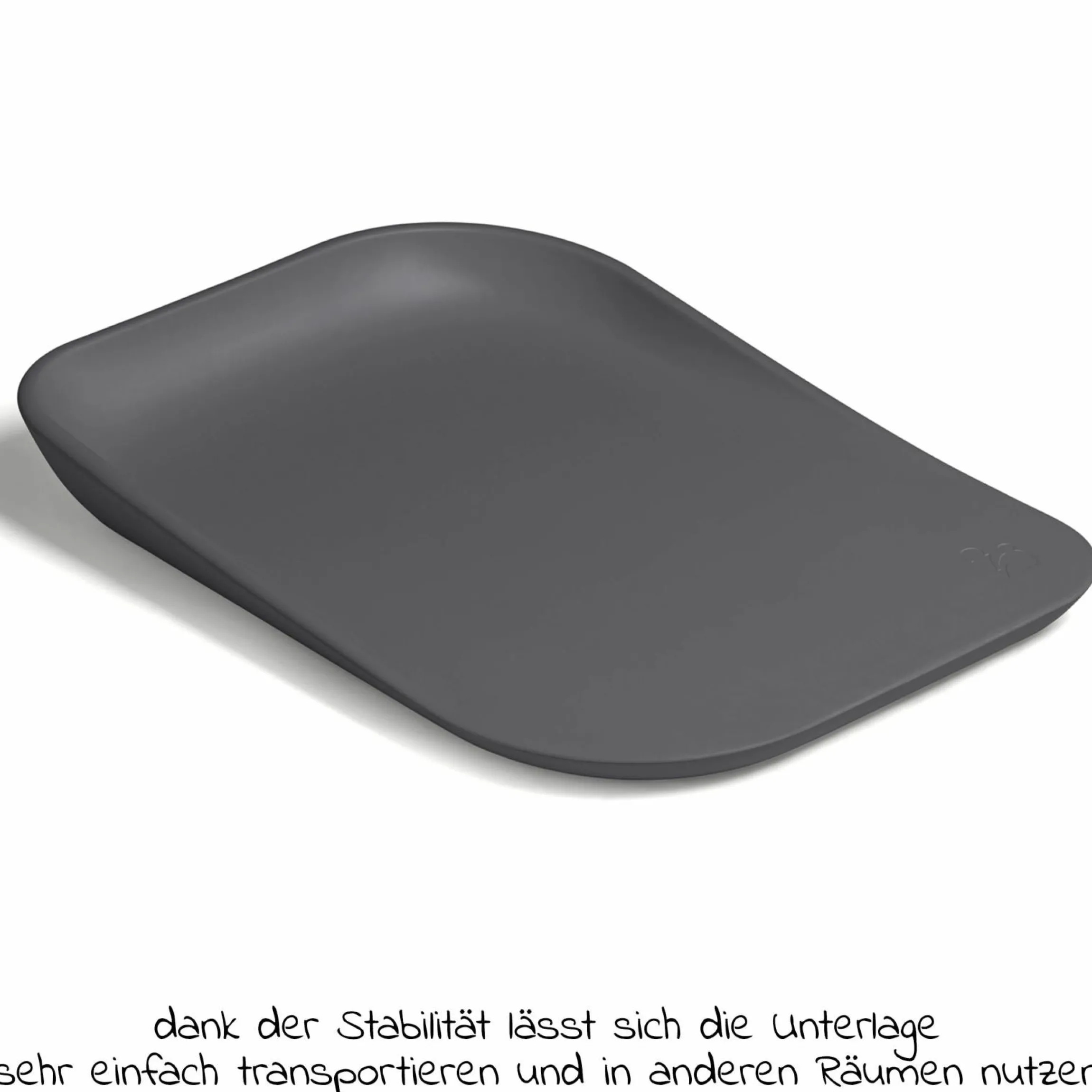 Wickelauflage Change N Clean rutschfest & abwaschbar - Anthracite