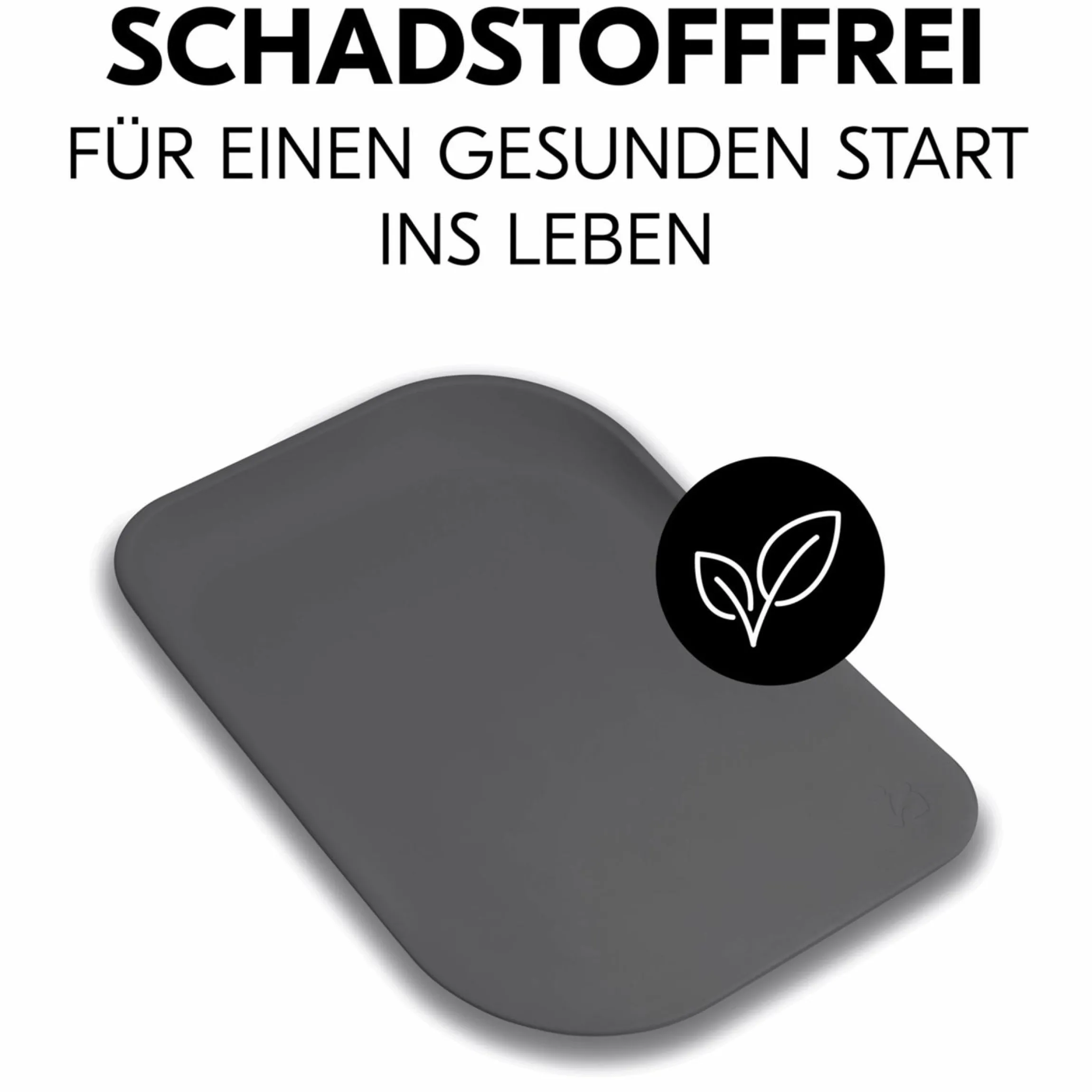 Wickelauflage Change N Clean rutschfest & abwaschbar - Anthracite