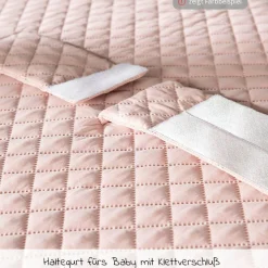 Wickelauflage mit Haltegurt 75 x 85 cm - Roba Style Sammy - Silbergrau