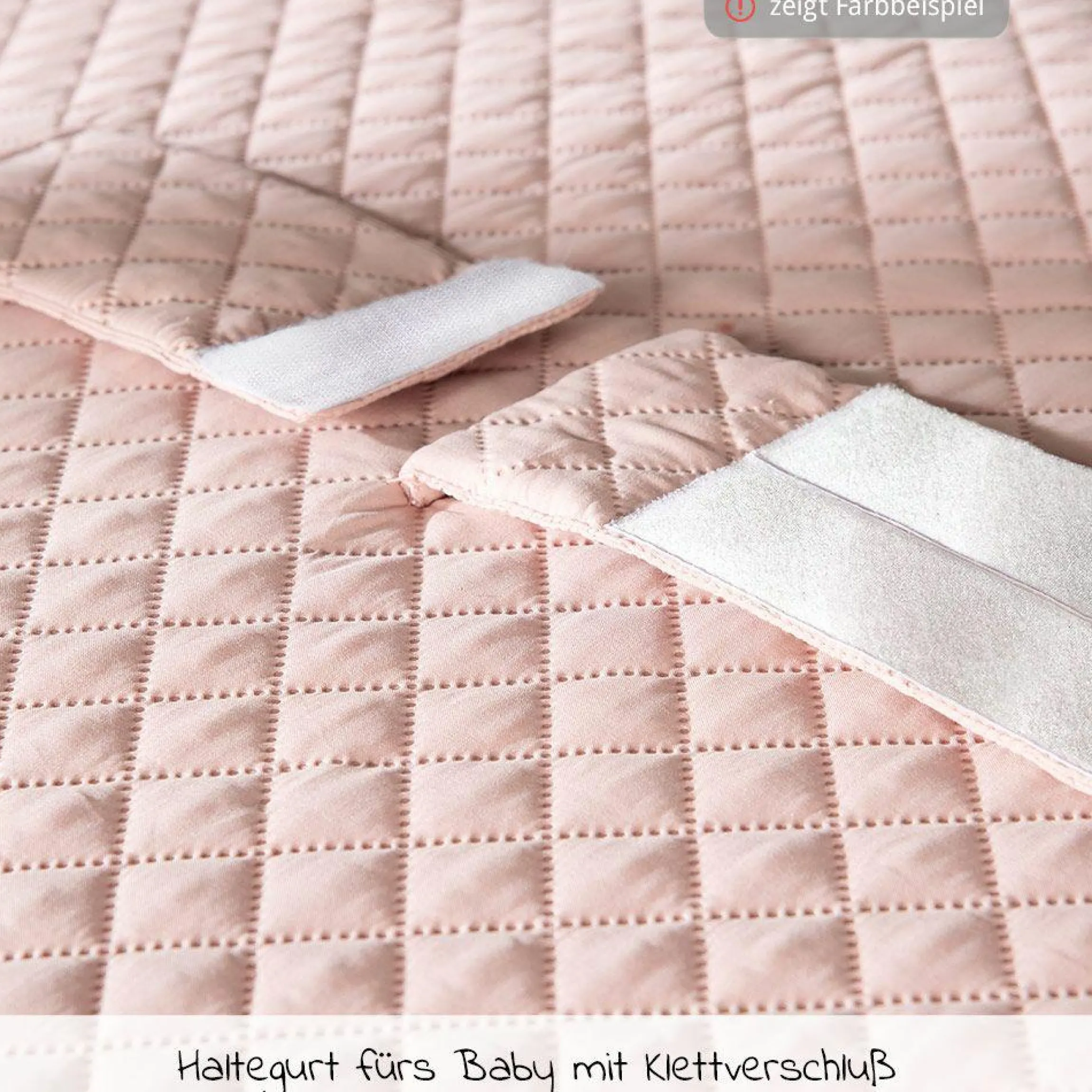 Wickelauflage mit Haltegurt 75 x 85 cm - Roba Style Sammy - Silbergrau