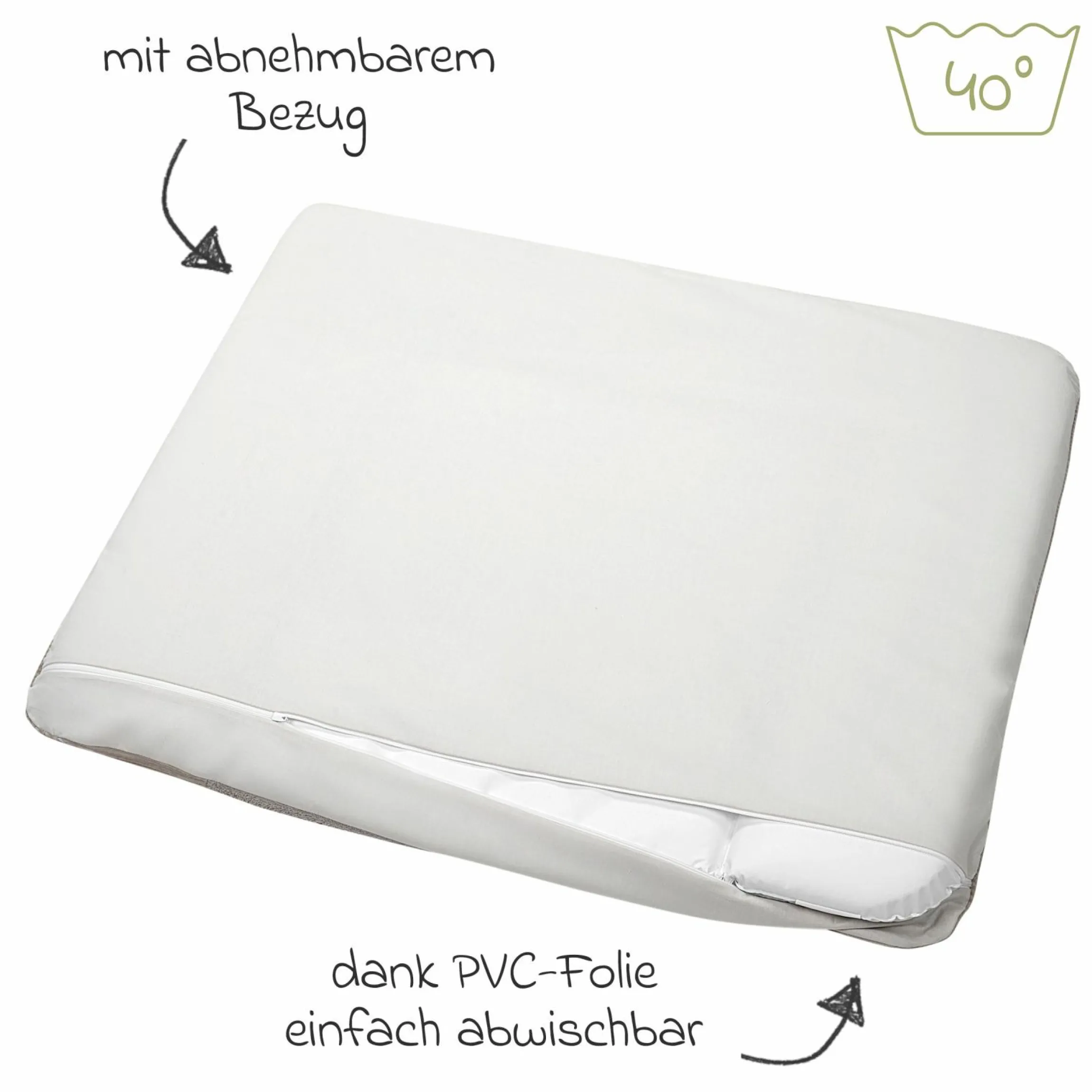 Wickelauflage Nicky 78 x 87 cm - Marokko - Kollektion 2024