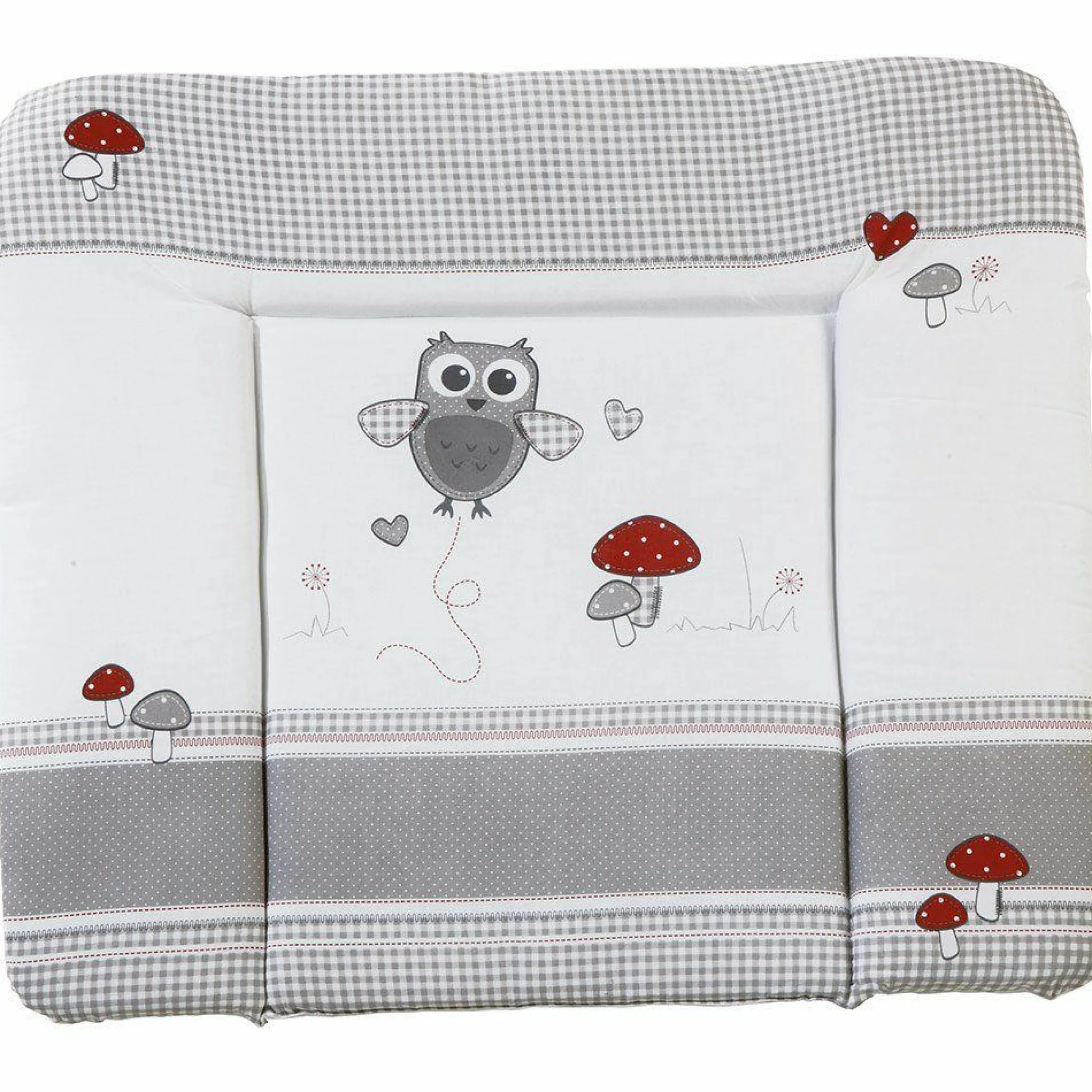 Wickelauflage Soft - Adam & Eule - Grau