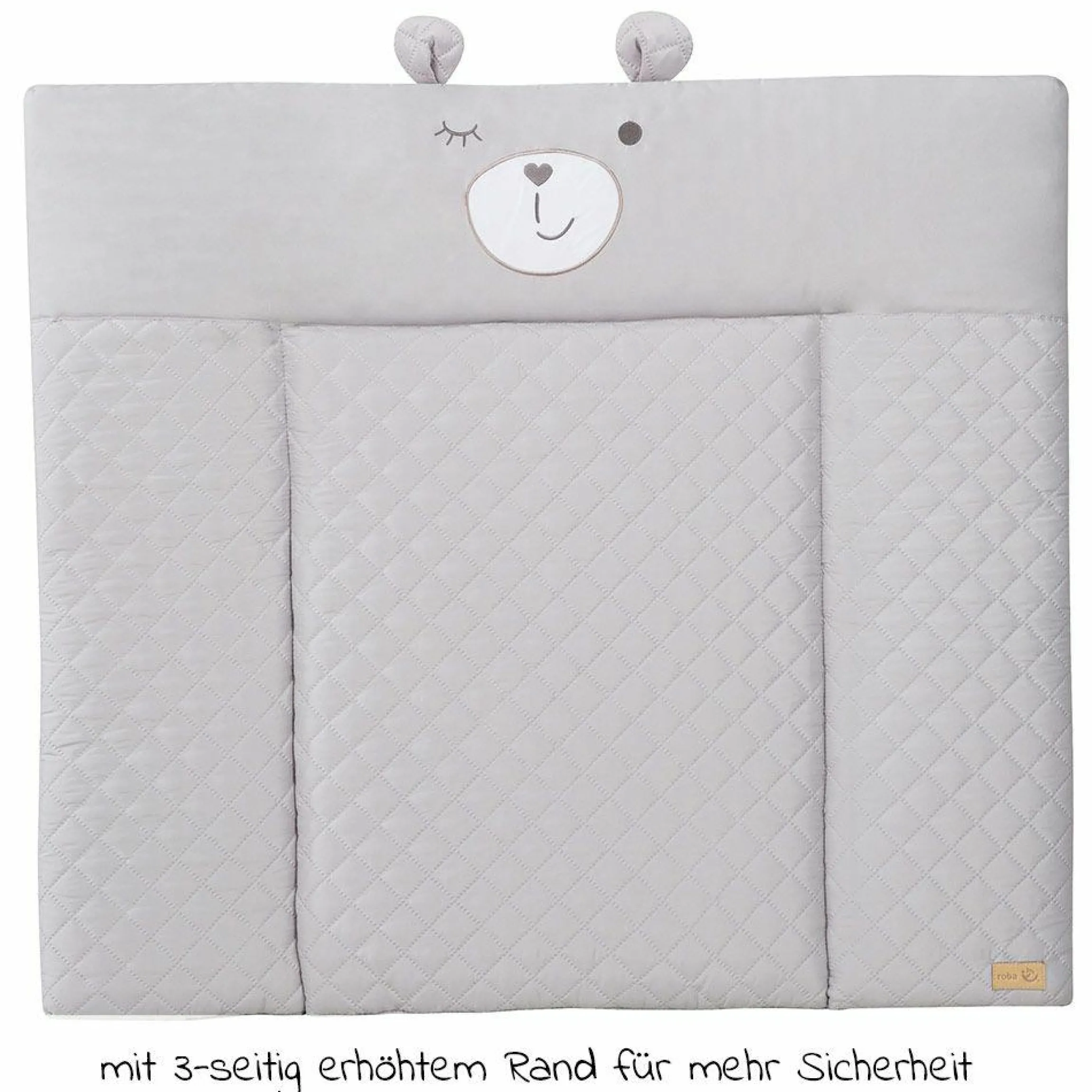 Wickelauflage Soft 75 x 85 cm - Roba Style Sammy - Silbergrau