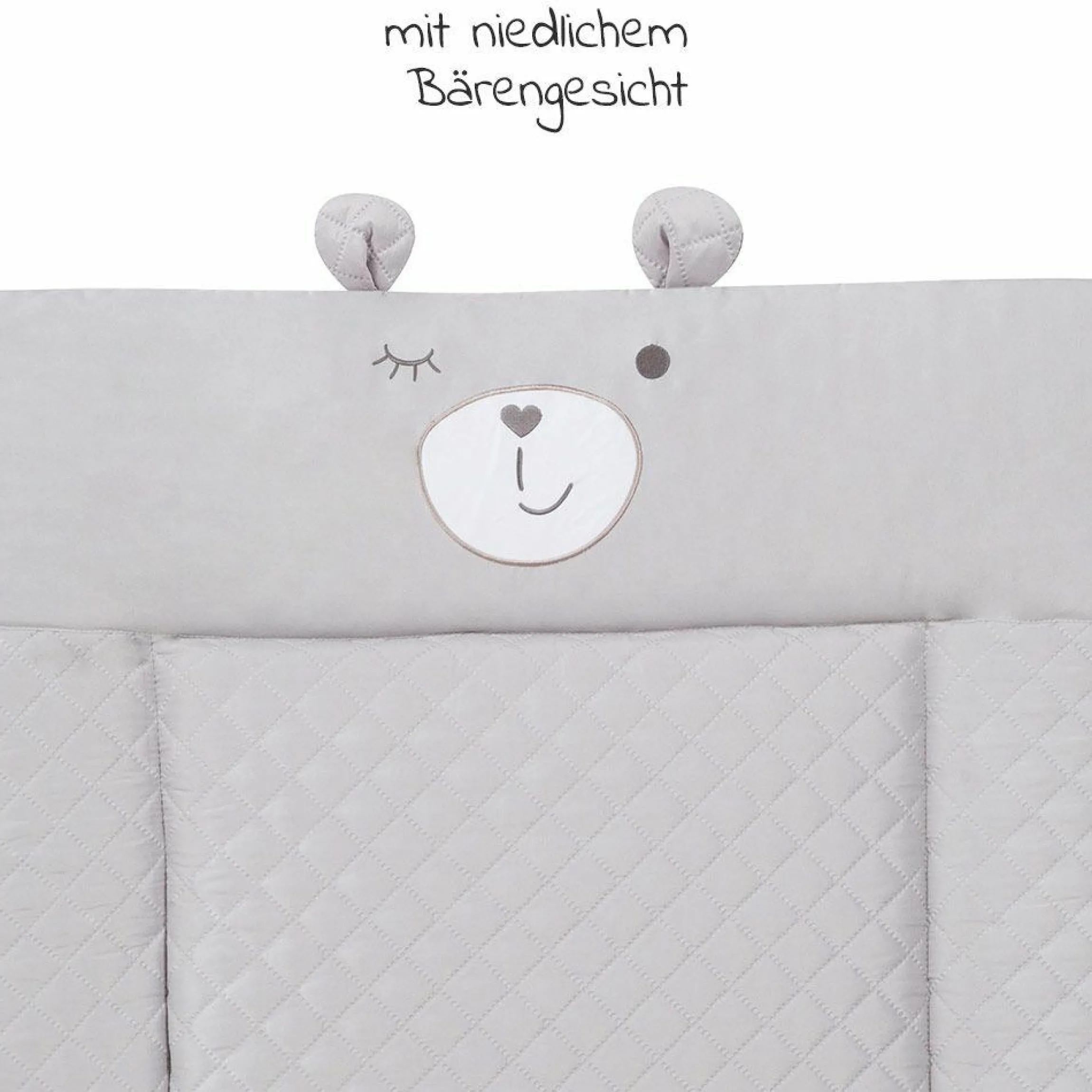 Wickelauflage Soft 75 x 85 cm - Roba Style Sammy - Silbergrau