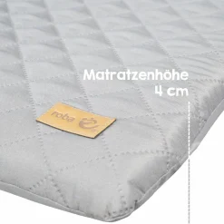 Wickelauflage Soft 75 x 85 cm - Roba Style Sammy - Silbergrau