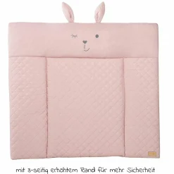 Wickelauflage Soft 75 x 85 cm - Roba Style Lily - Rosa Mauve