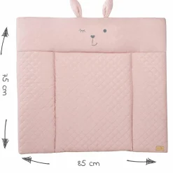 Wickelauflage Soft 75 x 85 cm - Roba Style Lily - Rosa Mauve