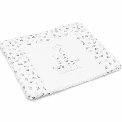 Wickelauflage Softy 75 x 85 cm - Giraffe - Weiß