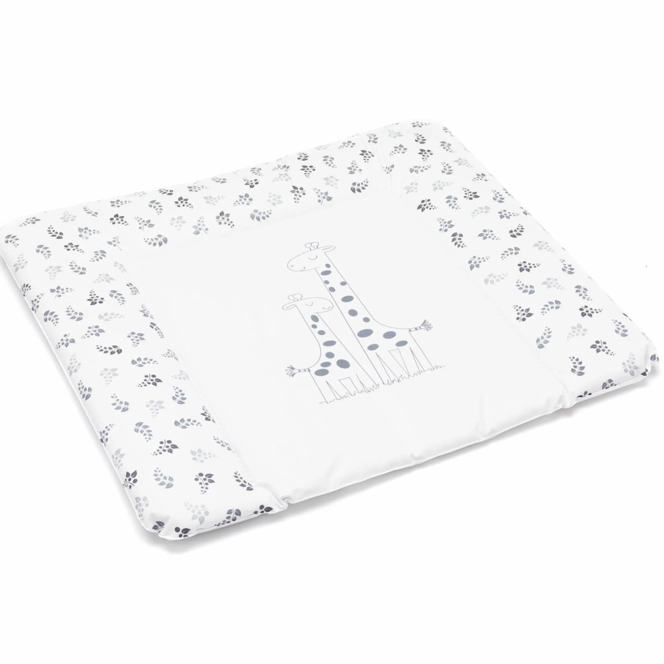 Wickelauflage Softy 75 x 85 cm - Giraffe - Weiß