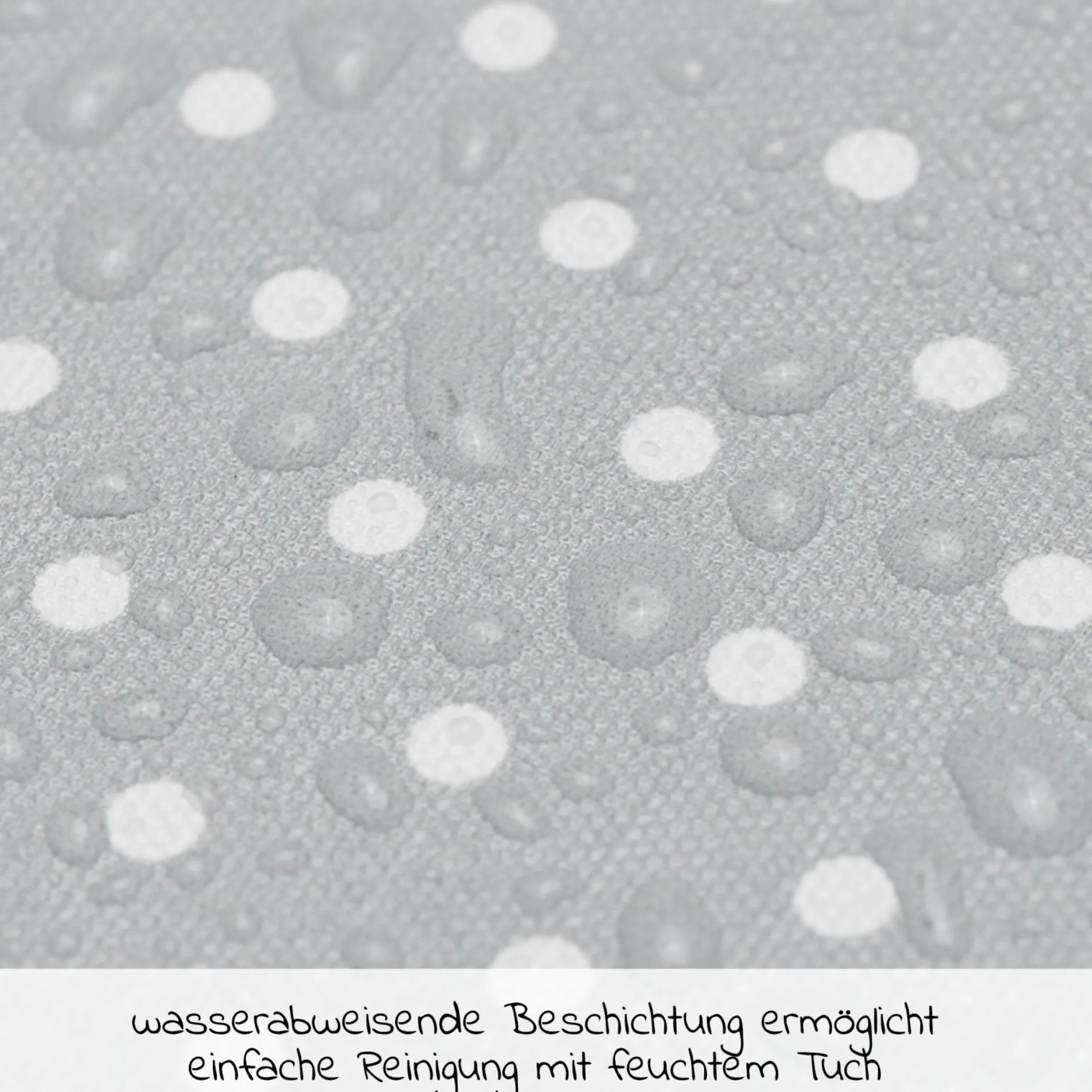 Wickelauflage Softy 75 x 85 cm - kleine Punkte Exklusiv - Grau
