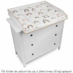 Wickelaufsatz für IKEA Hemnes Kommoden - Weiß