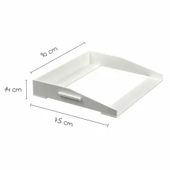 Wickelaufsatz für IKEA Kommode Hemnes - Weiß