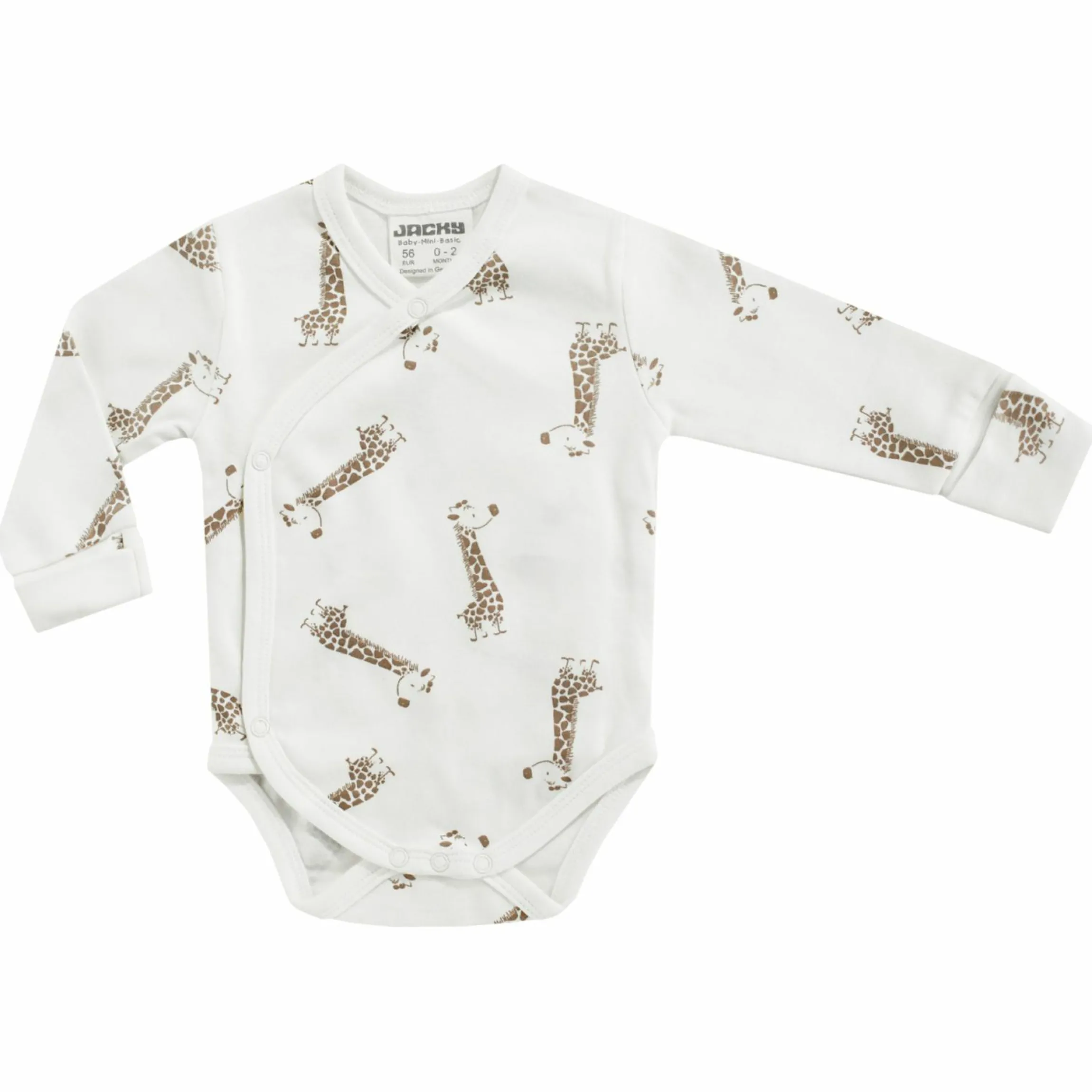 Wickelbody - Giraffe Allover - Offwhite - Gr. 68