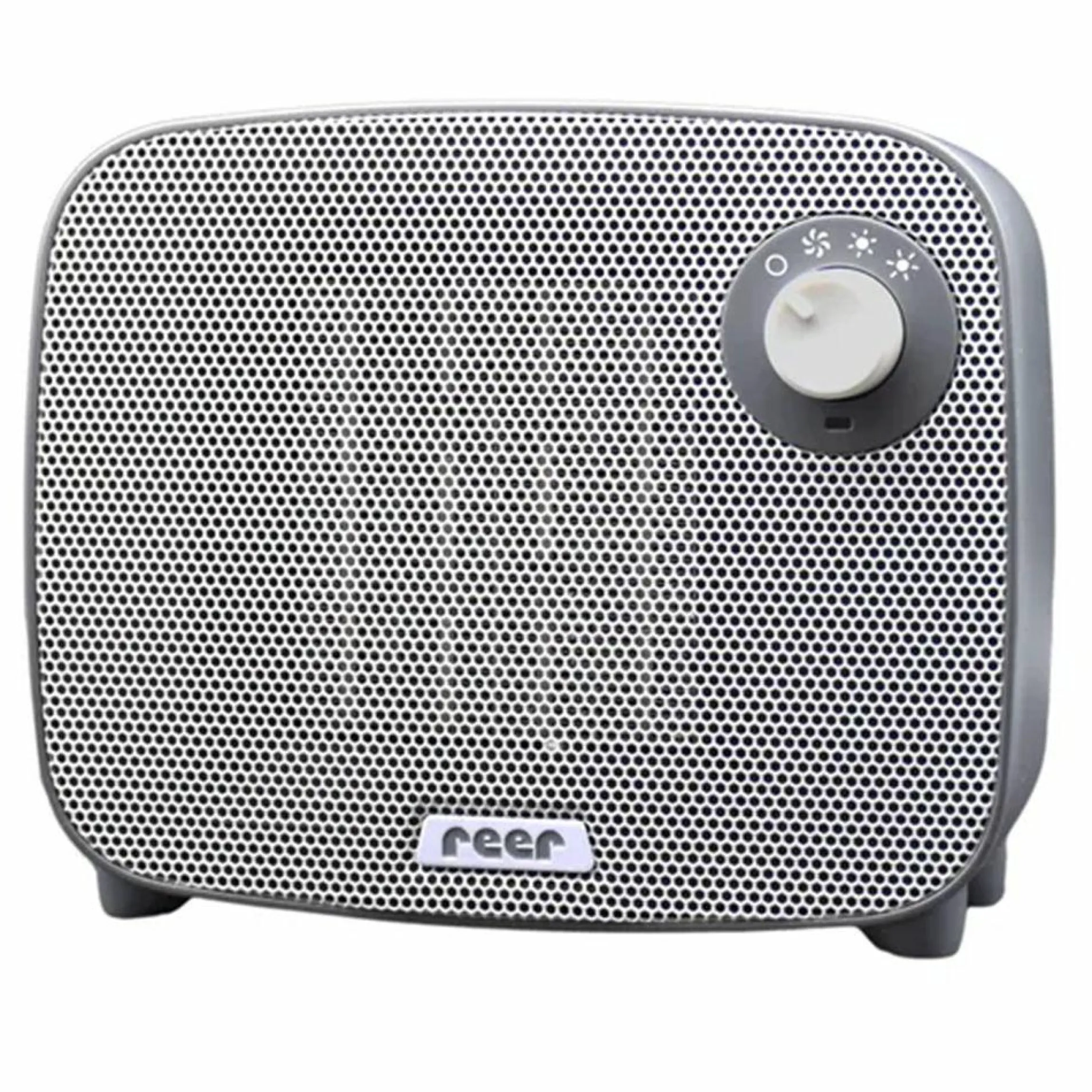 Wickelheizstrahler / Heizlüfter 3in1 FeelWell Air - mit Kühlfunktion - Grau Weiß