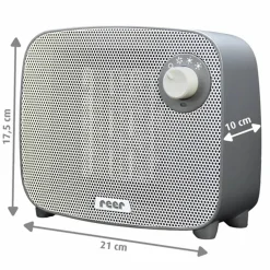Wickelheizstrahler / Heizlüfter 3in1 FeelWell Air - mit Kühlfunktion - Grau Weiß