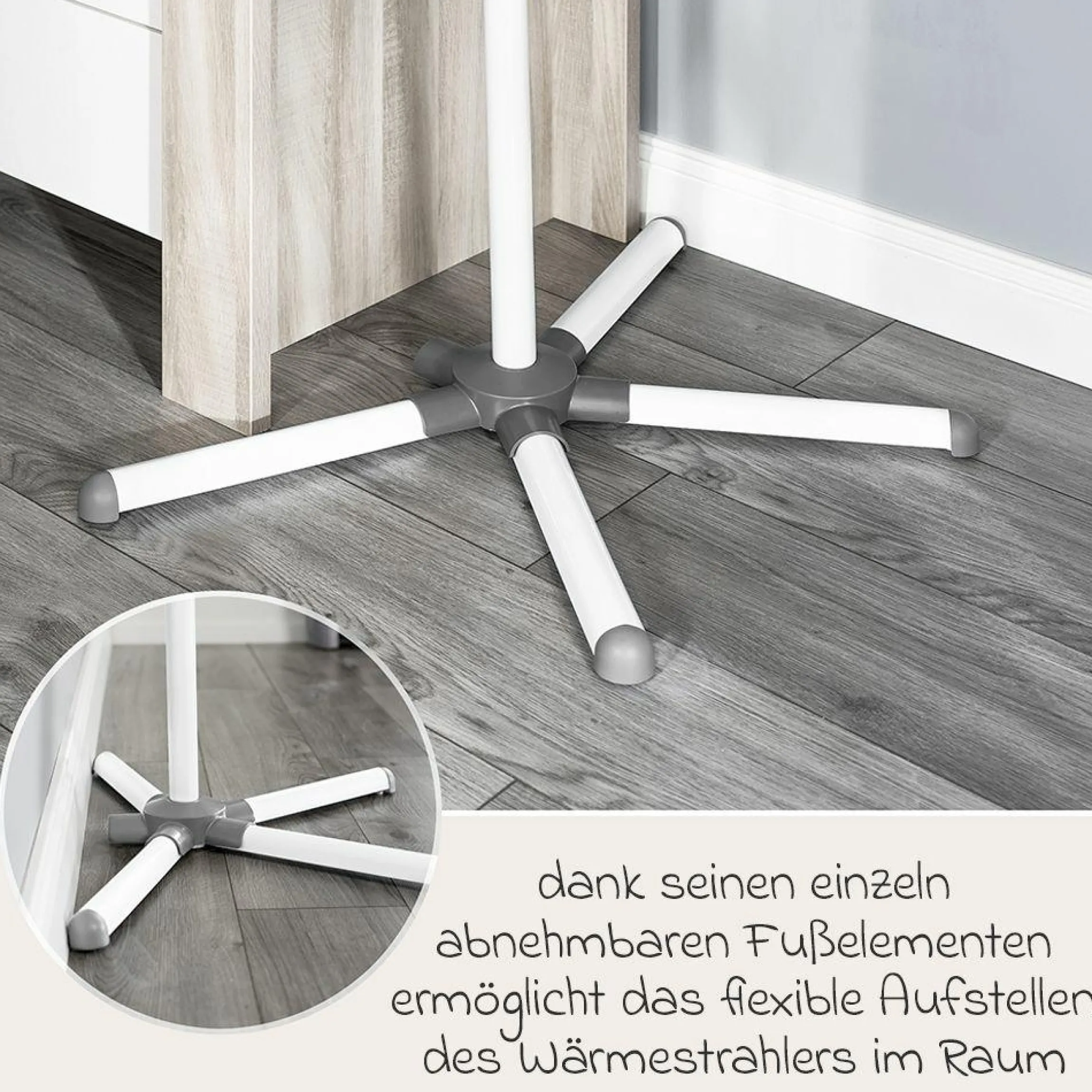 Wickelheizstrahler 2 in 1 FeelWell