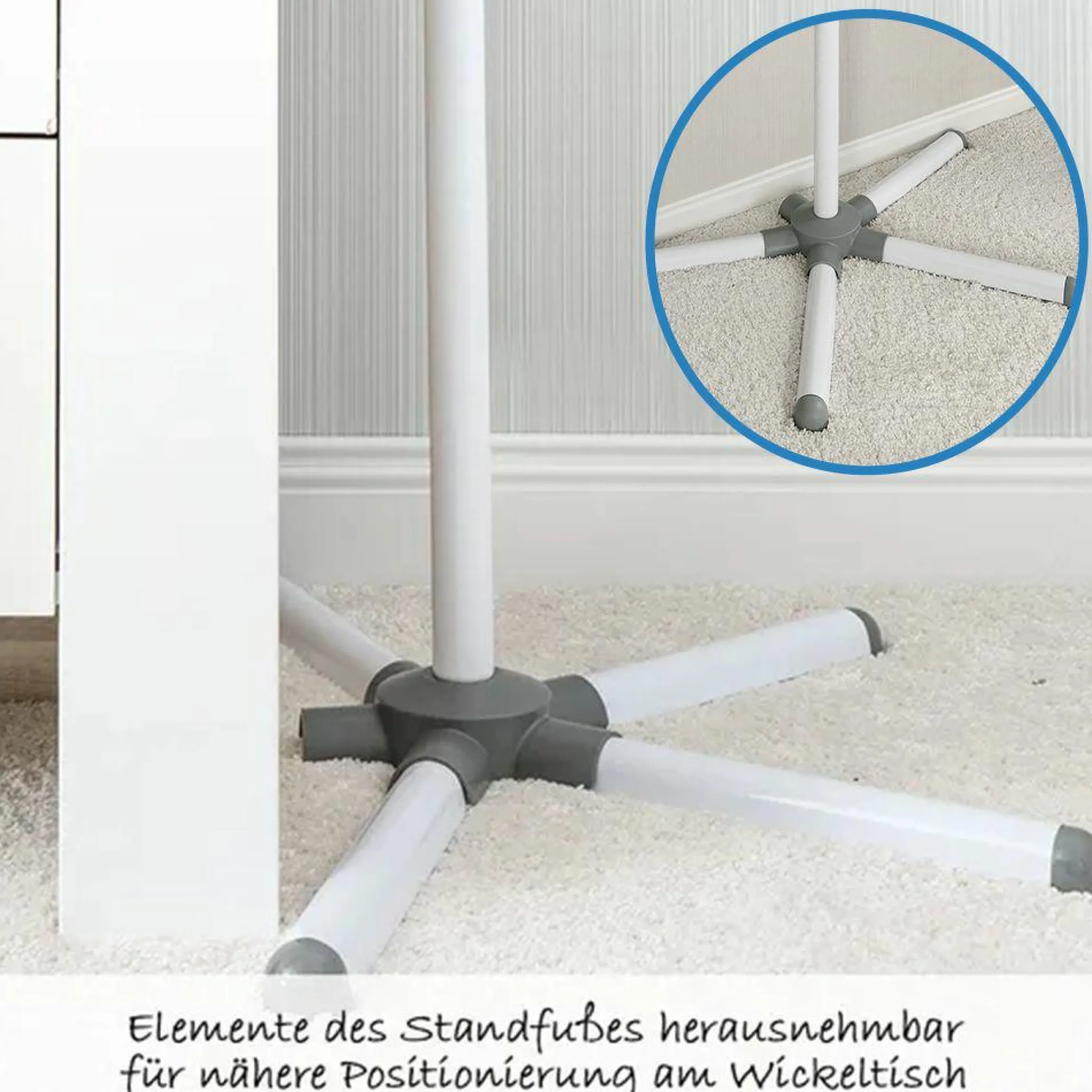 Wickelheizstrahler Easy Heat Flex mit Standfuß