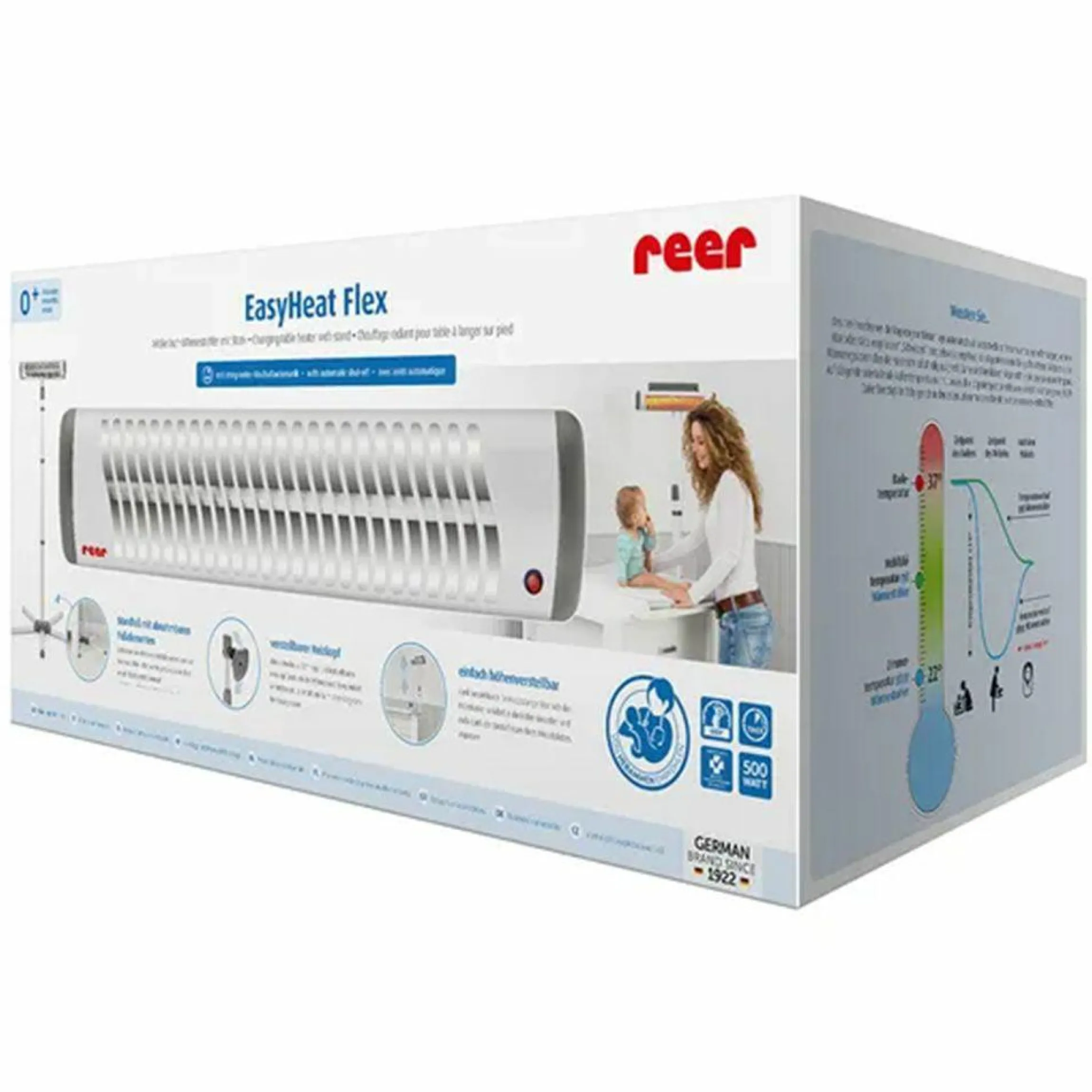 Wickelheizstrahler Easy Heat Flex mit Standfuß