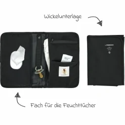 Wickel-Kit für Unterwegs Changing Pouch - Black