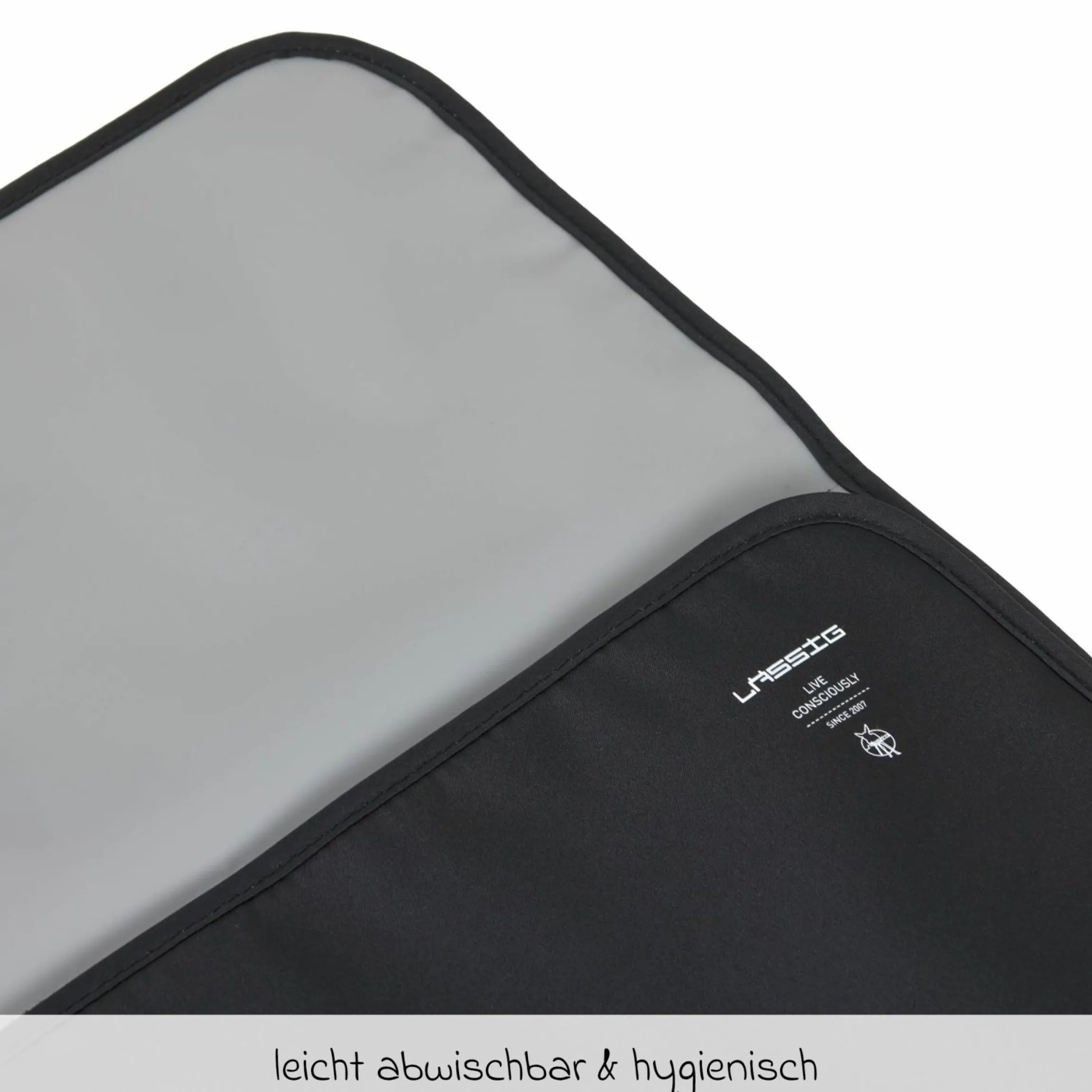 Wickel-Kit für Unterwegs Changing Pouch - Black