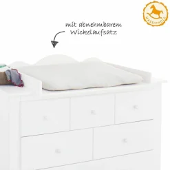 Wickelkommode Pino - Kiefer massiv